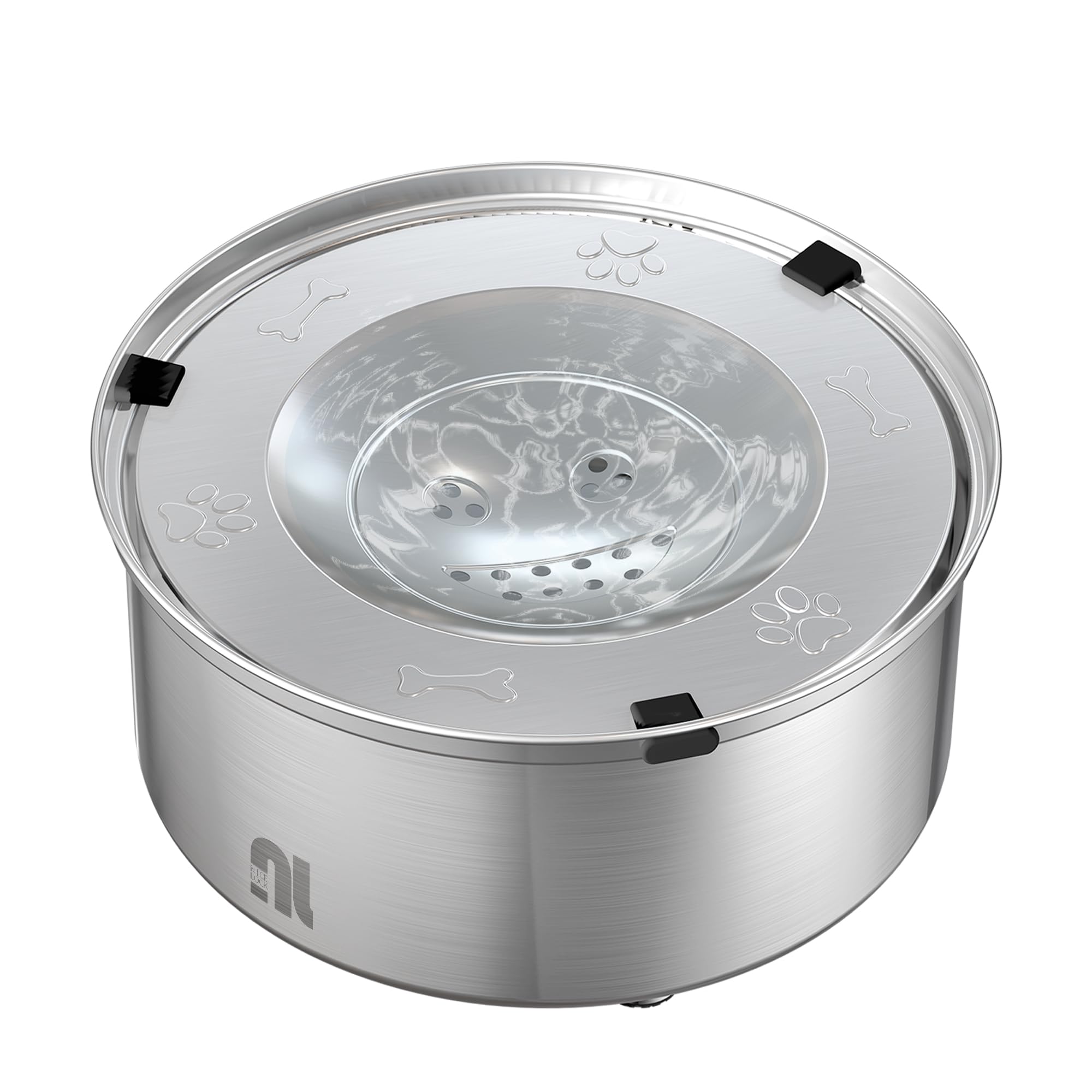 Nicelock no-spill dog water bowl 3L in use prevents messes during meals.