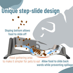 Nicelock ergonomic-slant improves bite alignment and reduces neck strain during meals.