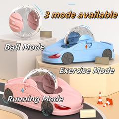 Nicerice hamster car detachable transparent ball is easy to clean.