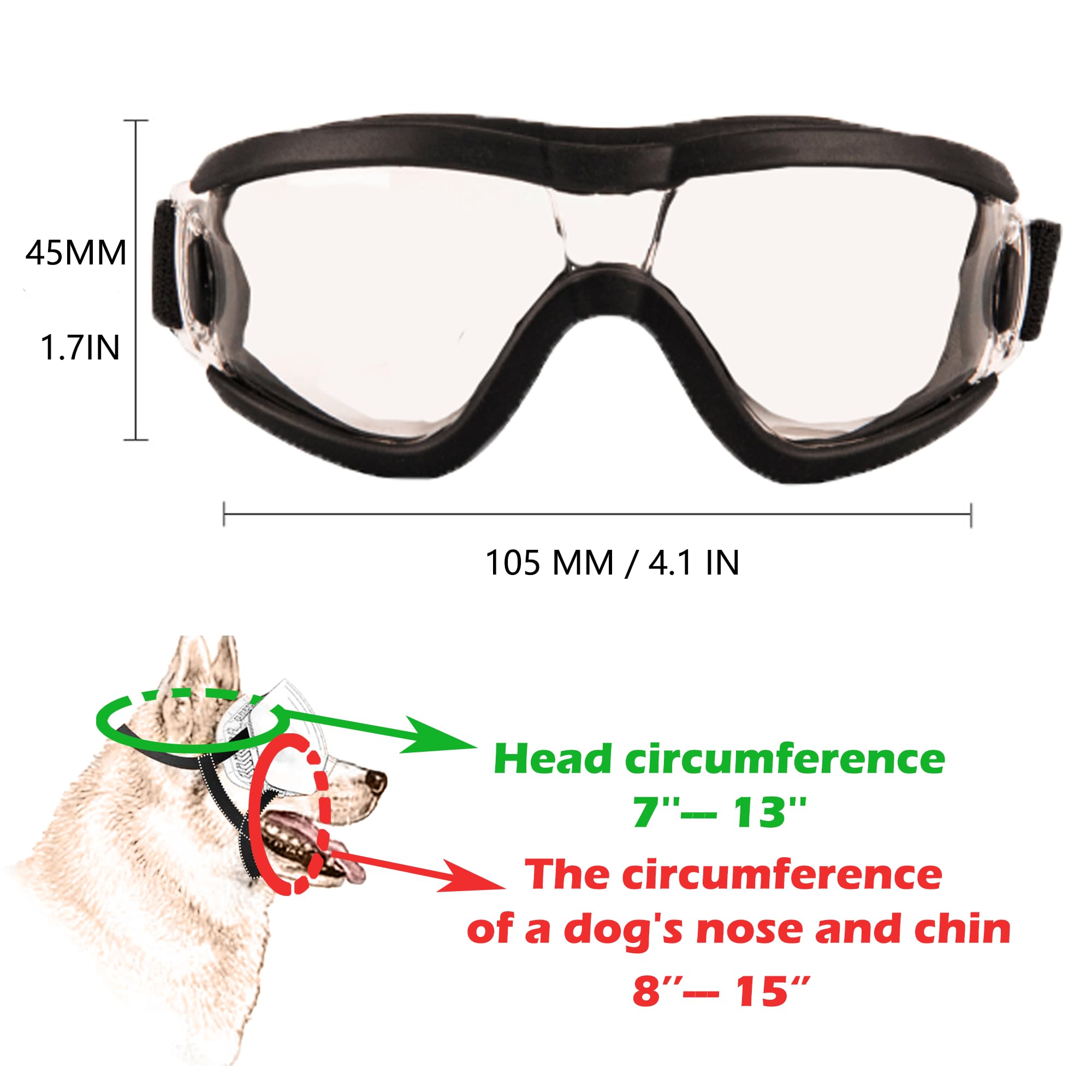 Nicerinc Pet windproof puppy sunglasses for outdoor car rides