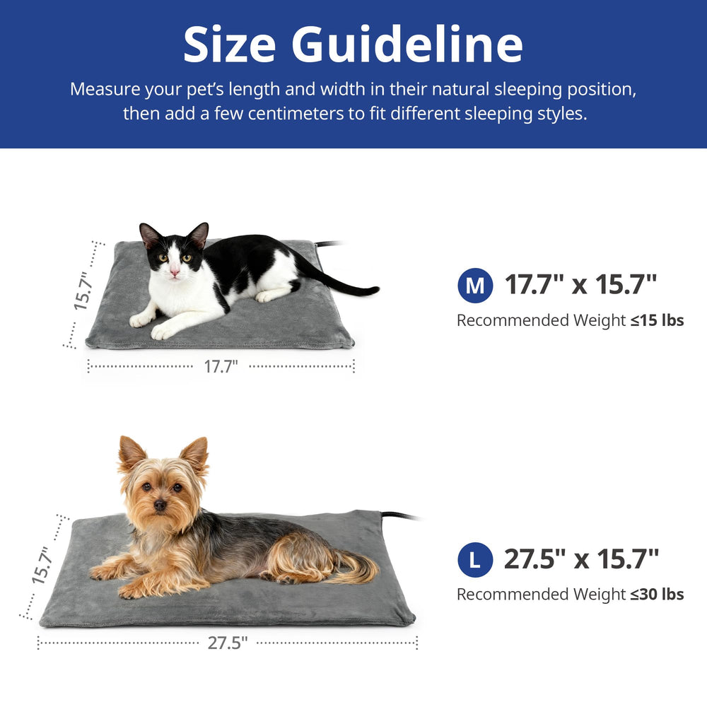 NICREW 17.7 by 15.7 inch pad offers roomy lounging warmth