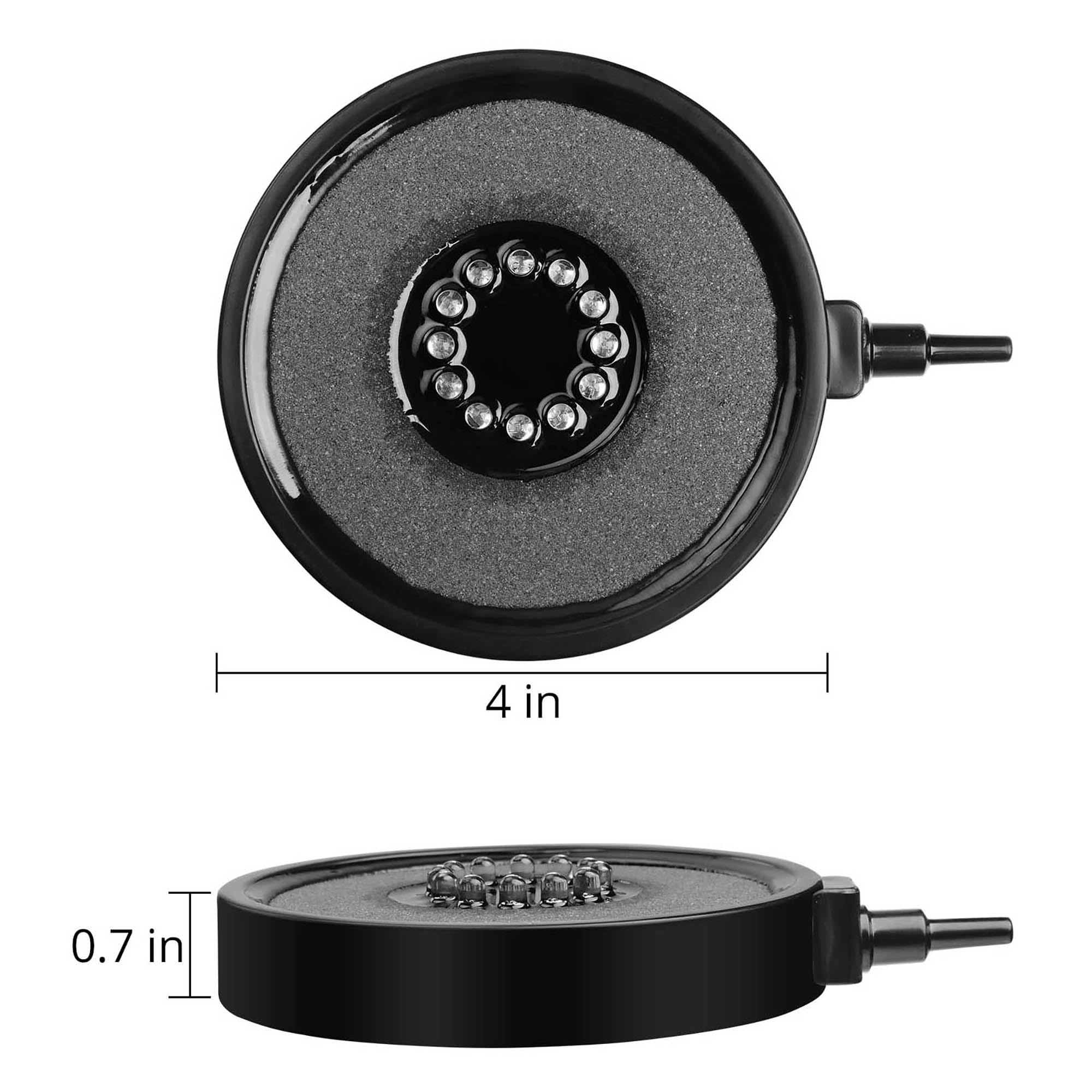 NICREW aquarium bubbler disk includes 3/16 inch tube for setup