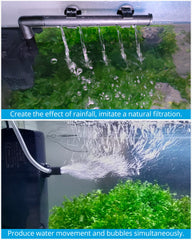 NICREW internal filter foam sponge captures debris for cleaner water.