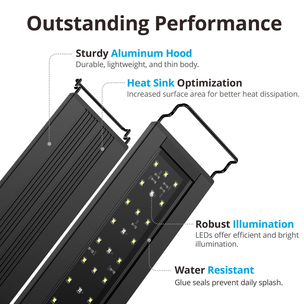 NICREW C10 heat-dissipating aluminum housing stays cool