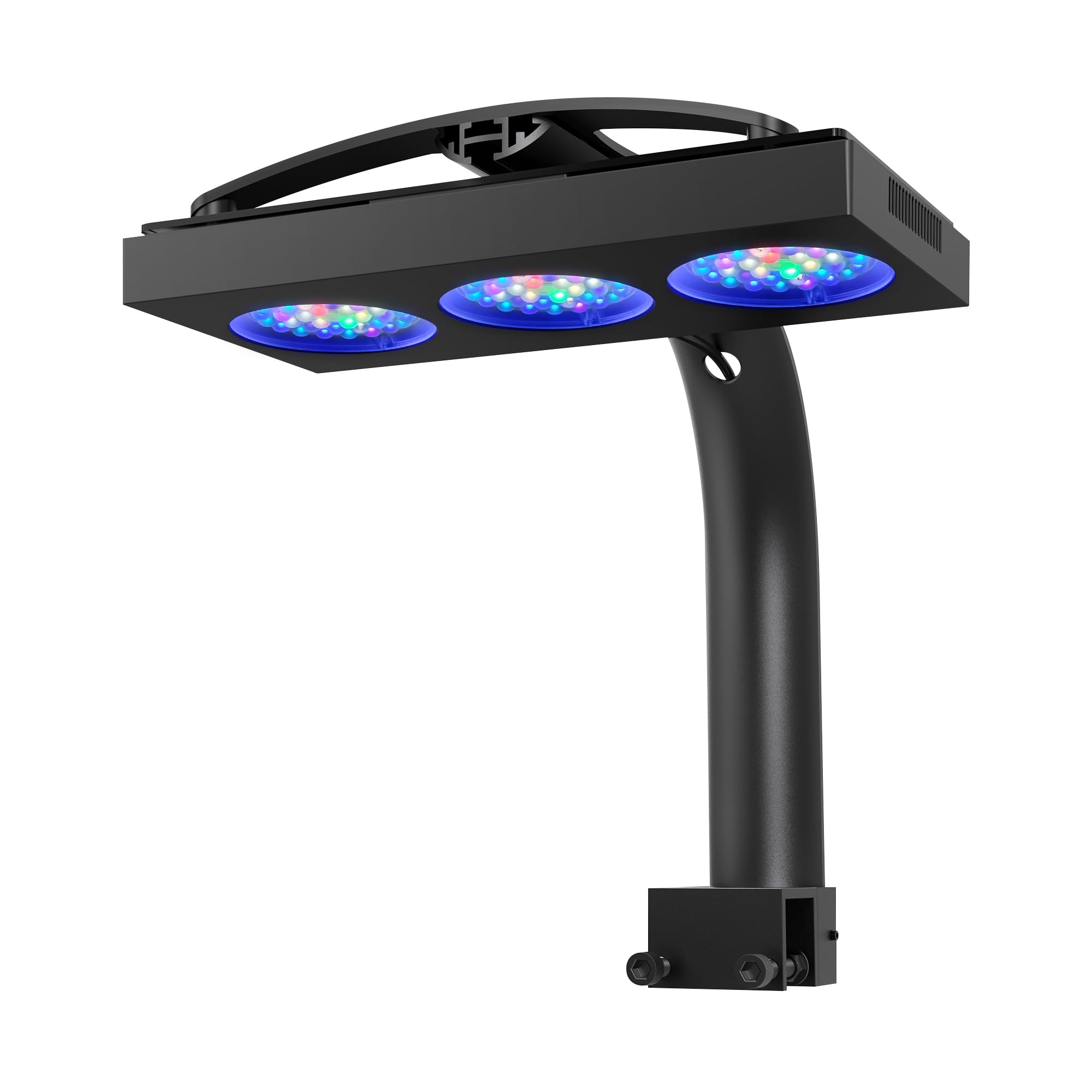 NICREW HyperReef 200 Gen 2 main panel shows even glow over reef tank