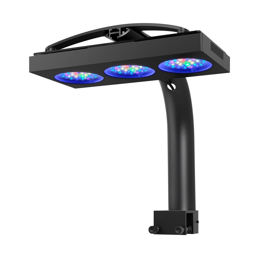 NICREW HyperReef 200 Gen 2 main panel shows even glow over reef tank