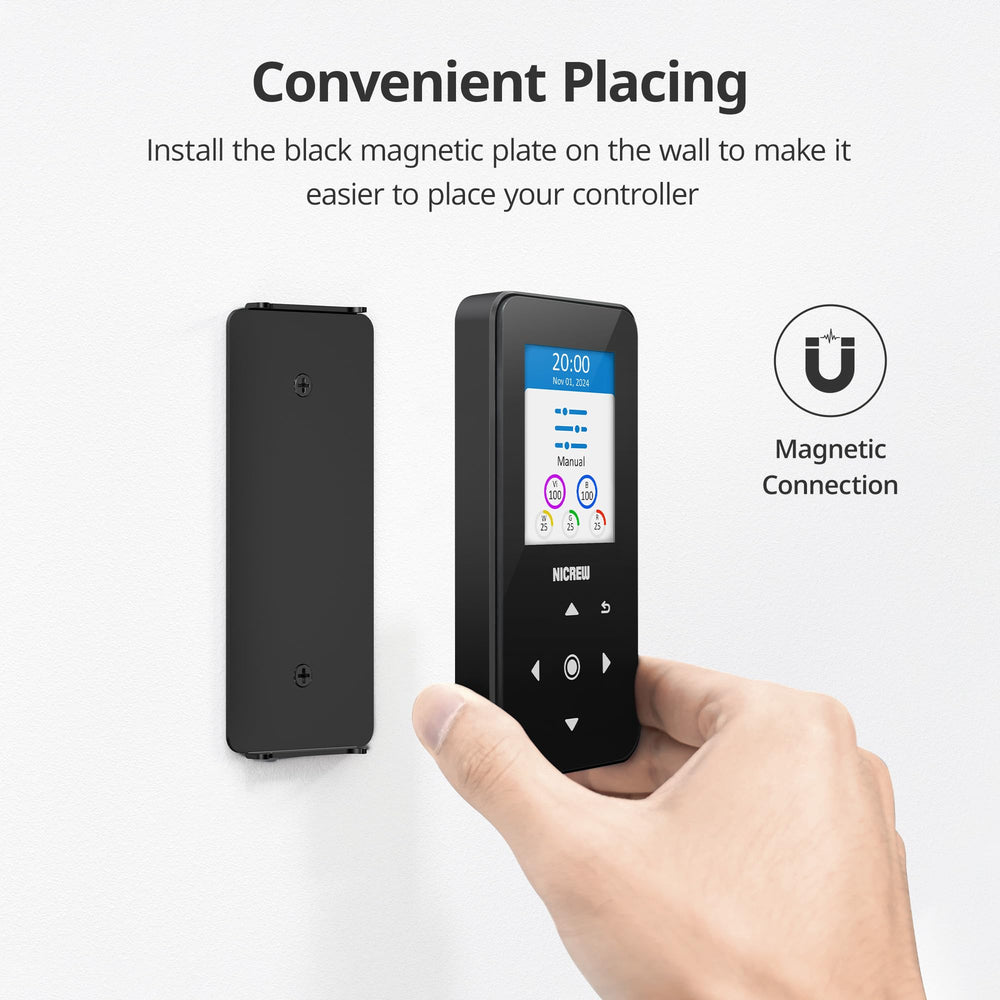 NICREW HyperReef Gen 2 controller offers quick setup programs for workflows.