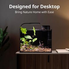 NICREW Nano Nature rimless glass view highlights crystal-clear viewing experience.