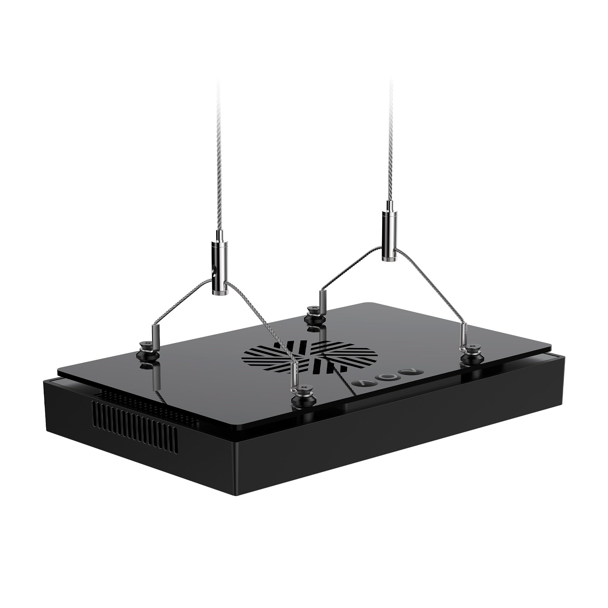 NICREW Reef Light Hanging Kit compatibility with sliding rail shows expanded setups