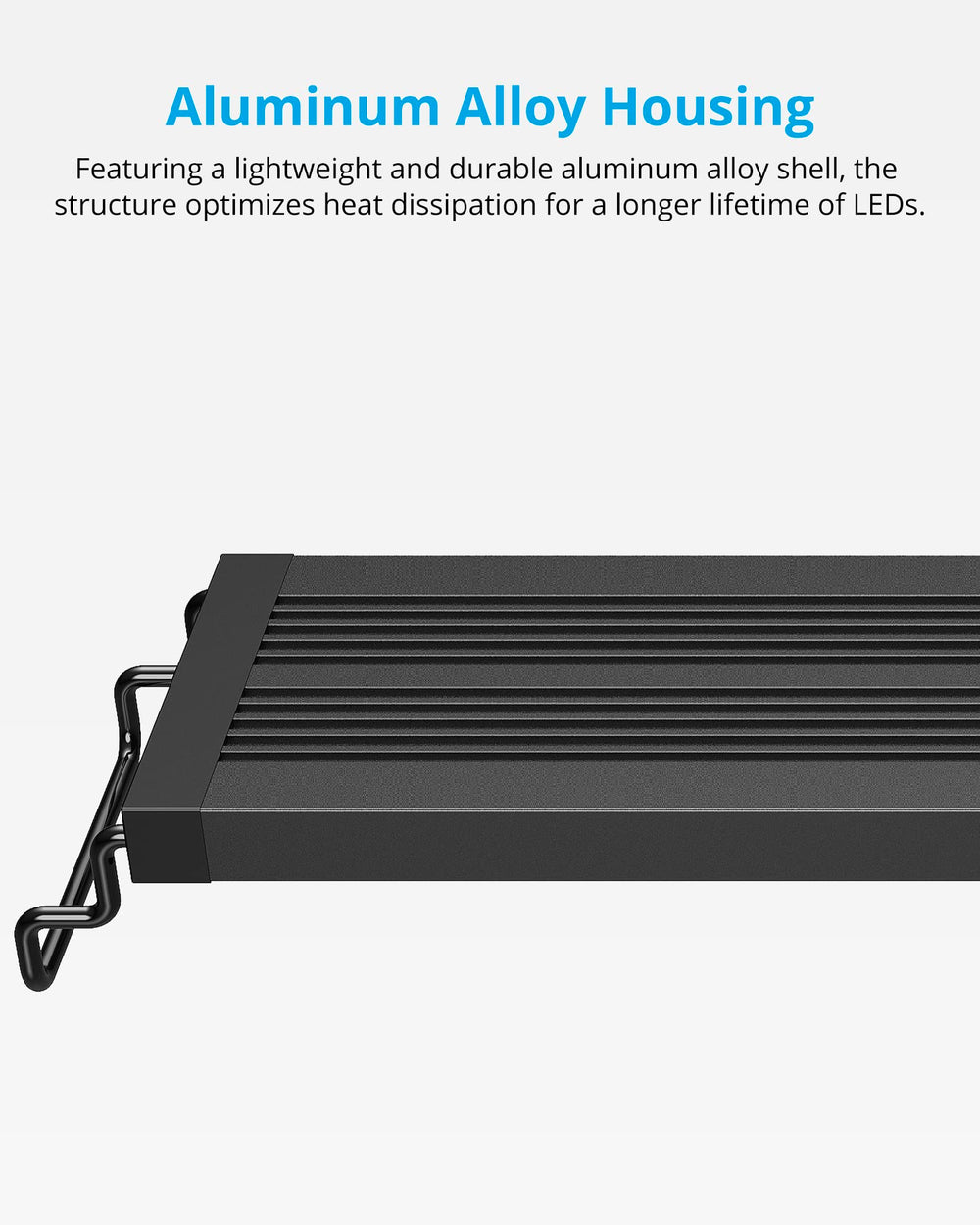 Fully sealed, water-resistant housing handles humidity and splashes.