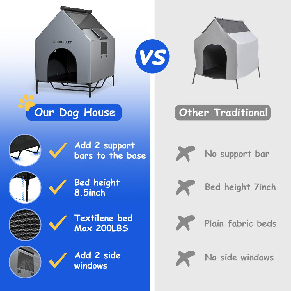 Nidouillet 600D PVC wrap delivers wind, rain, and snow protection.