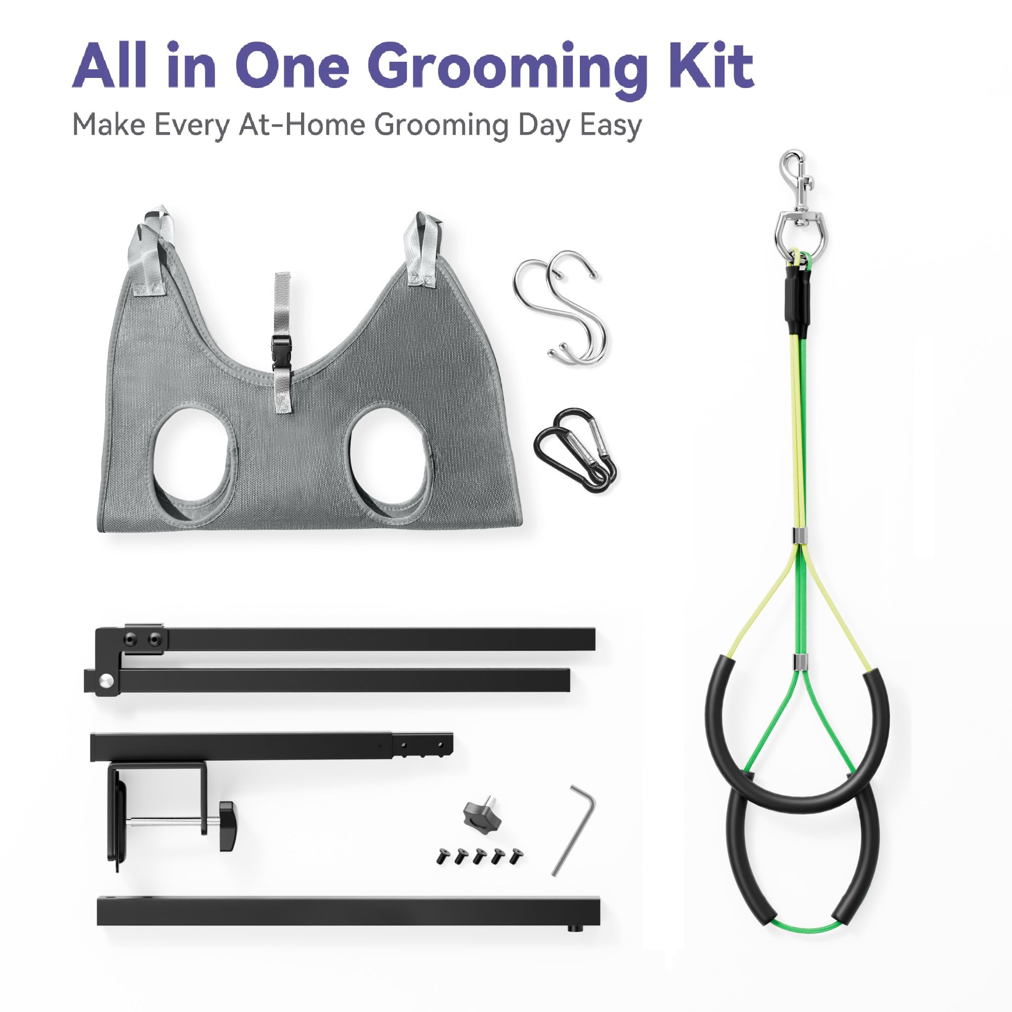 Niffgaff complete home grooming kit for brushing and nails