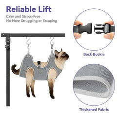 Niffgaff heavy-duty frame with clamp provides stable grooming support