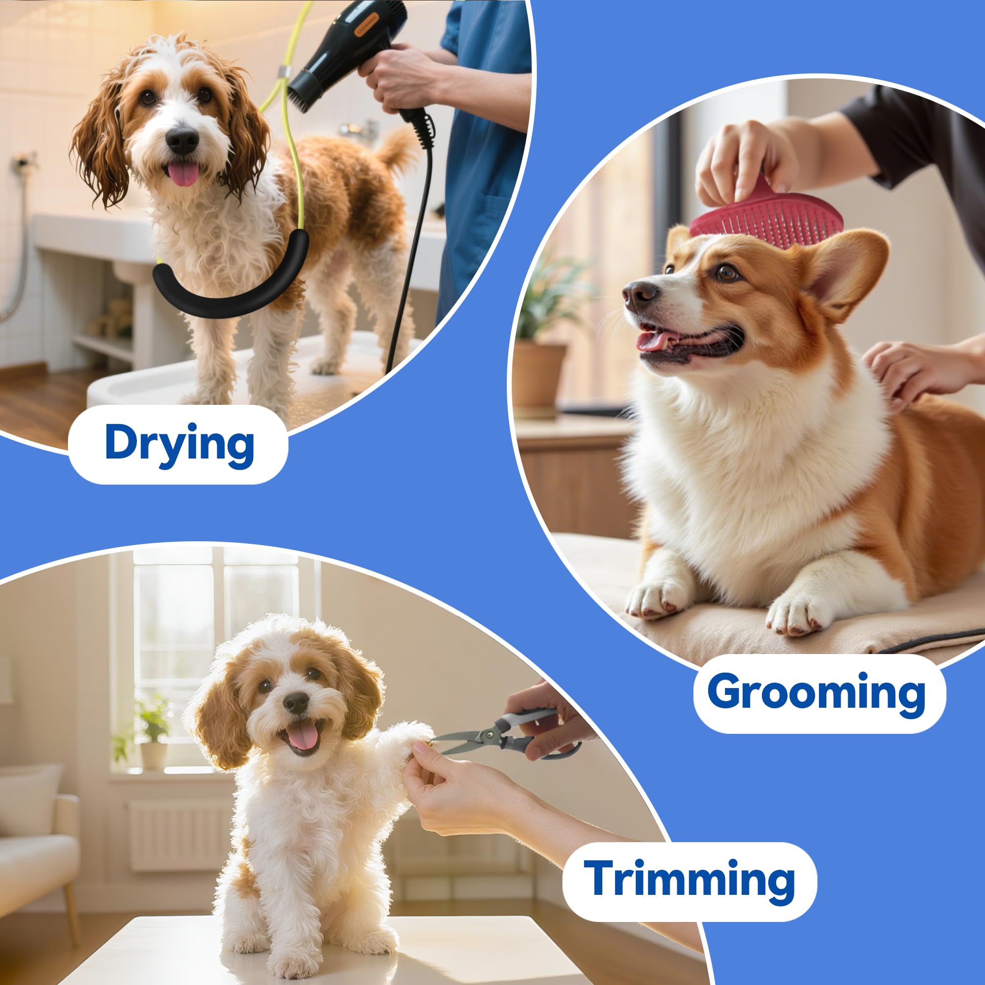 Niffgaff portable grooming arm ideal for mobile salons.