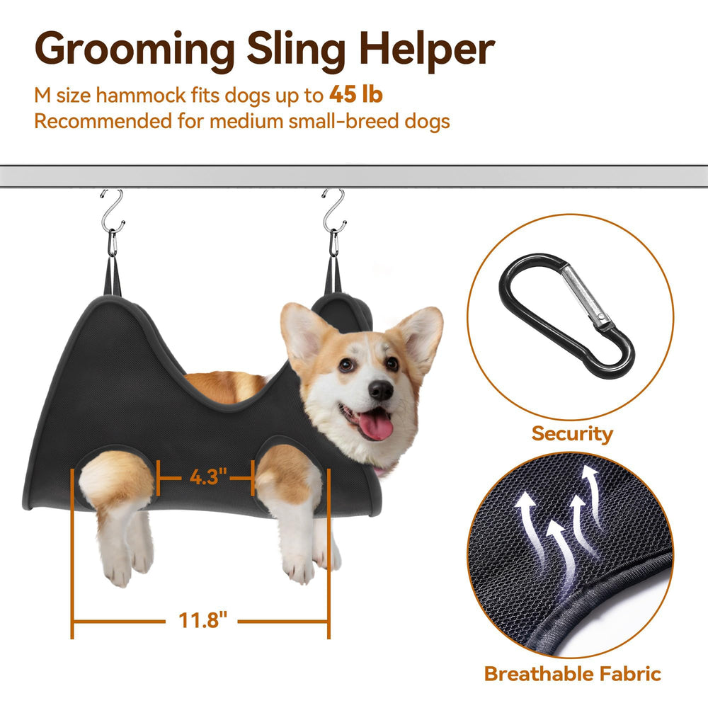 Niffgaff non-slip waterproof tabletop keeps dogs steady and clean
