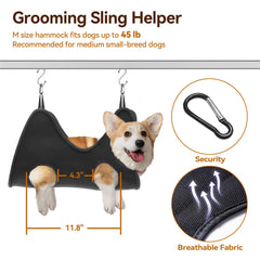 Niffgaff non-slip waterproof tabletop keeps dogs steady and clean