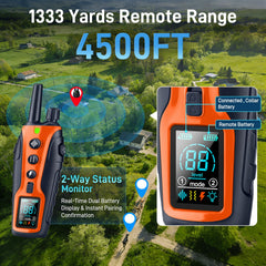 Nikketta waterproof IP67 receiver endures rain and splashes during adventures.