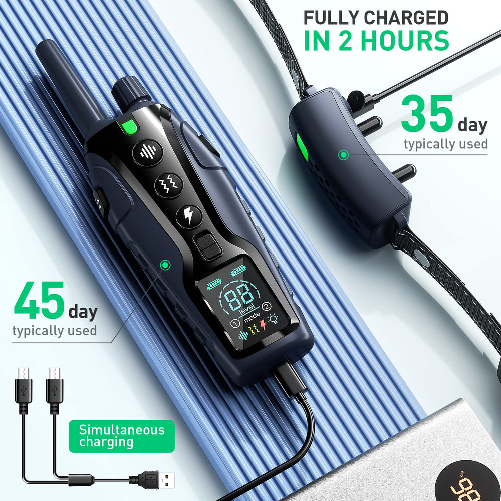 Nikketta rechargeable battery enables longer training sessions.