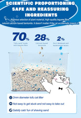 NIKORO Tofu Cat Litter rapid absorption keeps the litter dry.