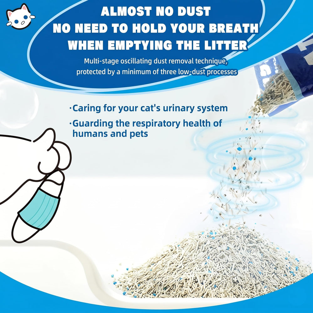 NIKORO Tofu Cat Litter dust-free formula protects respiratory health and reduces mess.