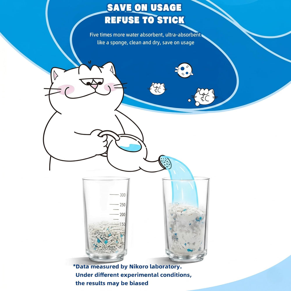 NIKORO Tofu Cat Litter unscented design avoids overpowering scents for sensitive cats.
