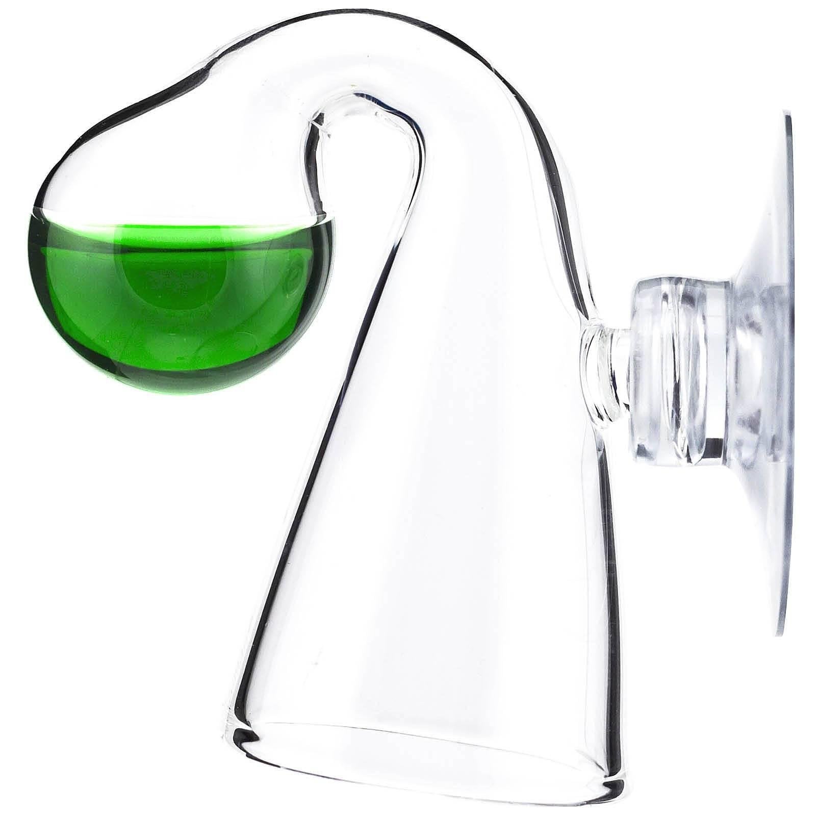 NilocG Aquatics glass CO2 drop checker front view for quick monitoring in planted tanks