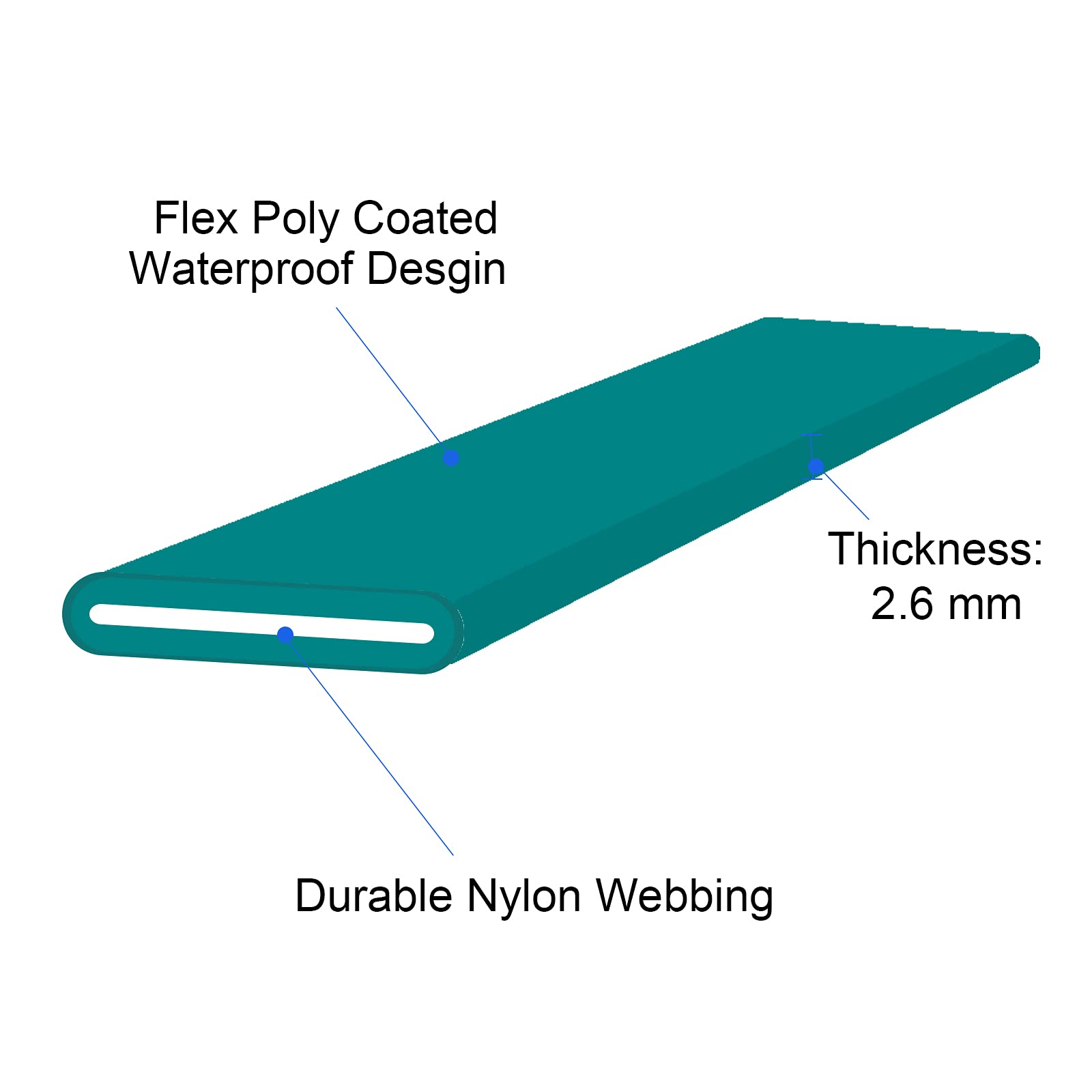 NIMBLE durable nylon training leash handles strong pulls on rugged hikes.