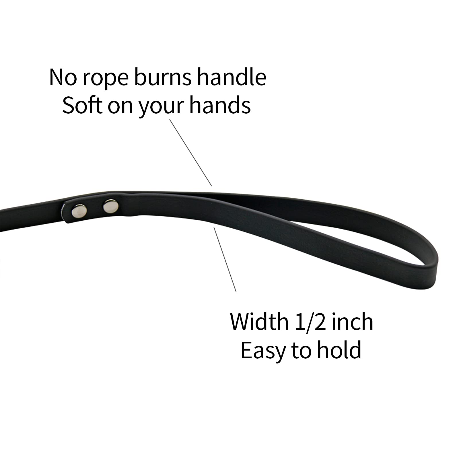 NIMBLE long dog leash color options improve visibility during outings