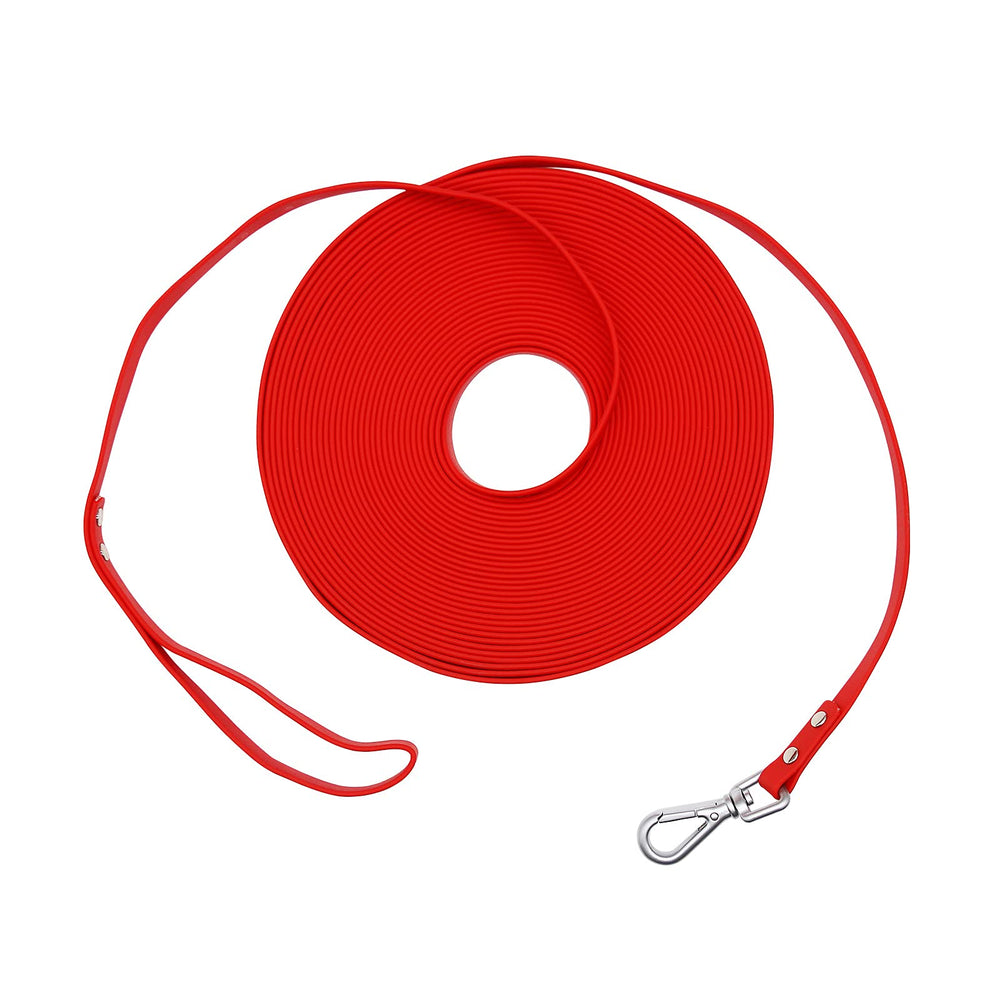 NIMBLE Long Dog Leash waterproof design for wet outdoor adventures.