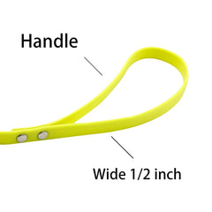 NIMBLE waterproof dog lead dries quickly after water and sand exposure.