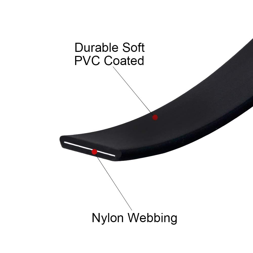 NIMBLE waterproof dog leash 10ft black suitable for city strolls and training