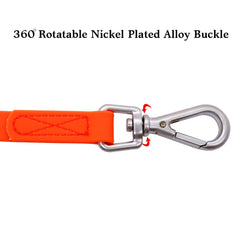 NIMBLE waterproof dog leash 15ft orange supports controlled play and close obedience