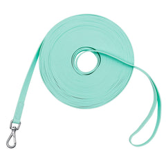 NIMBLE waterproof dog leash 50ft black extended for versatile outdoor recalls.