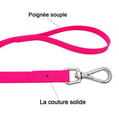 NIMBLE waterproof dog leash nylon texture close-up showing durable coating for all weather