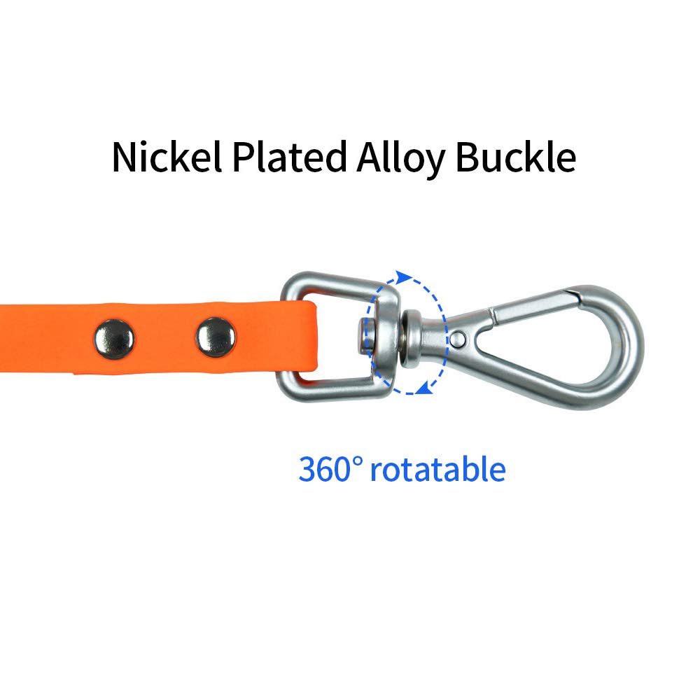 NIMBLE waterproof leash dries quickly, resisting water and sand