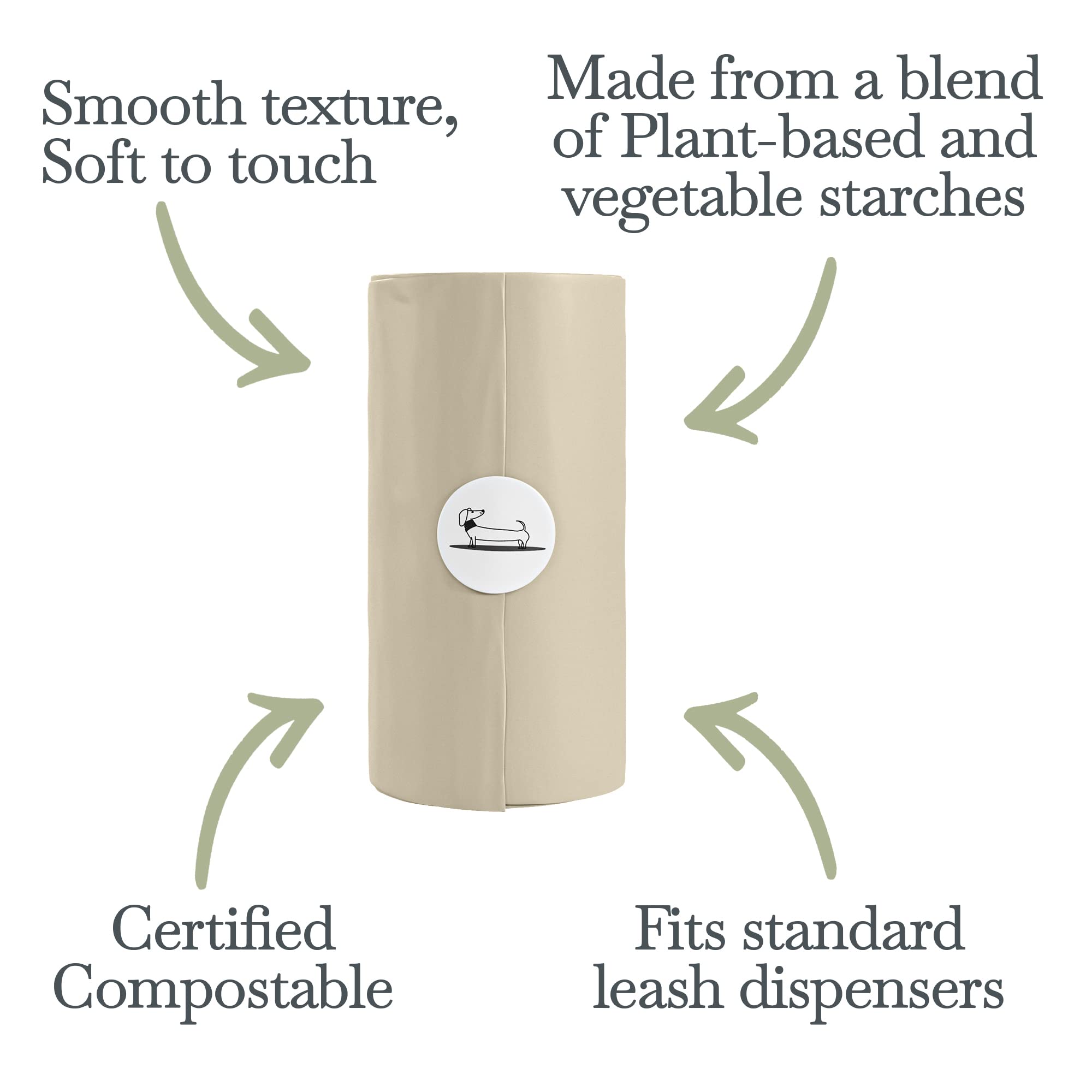 Nina Woof odor-minimizing poop bags ideal for outdoor adventures.