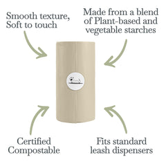 Nina Woof odor-minimizing poop bags ideal for outdoor adventures.