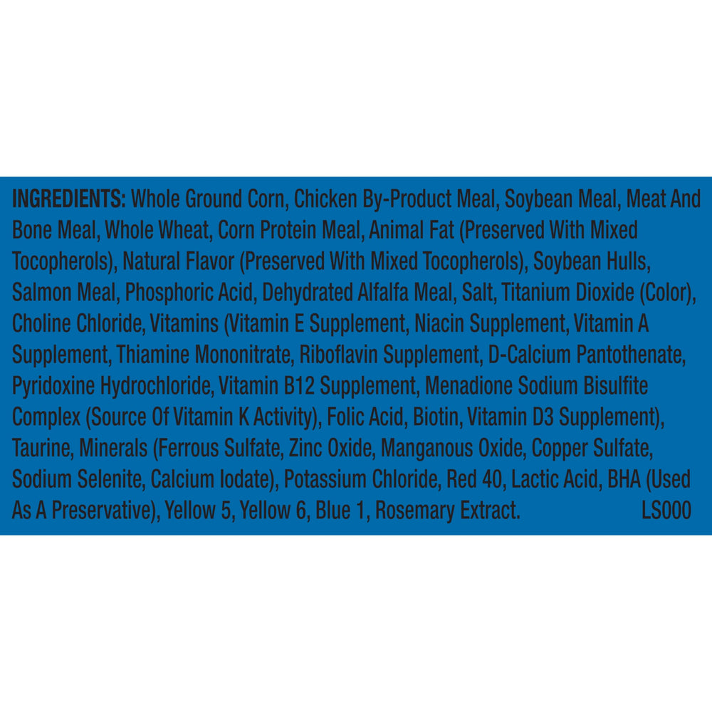 Essential vitamins and minerals in 9Lives support immune health for indoor cats.