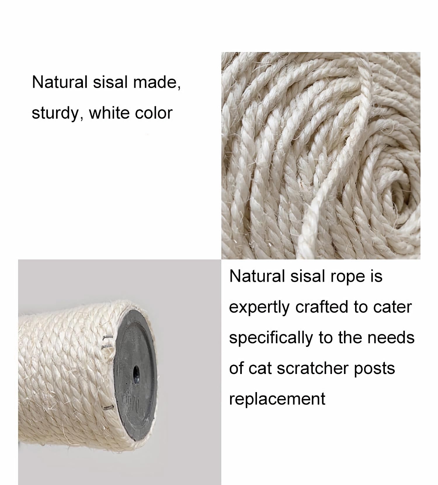 NINGVIHE M8 sisal texture close-up shows wear-resistant material.