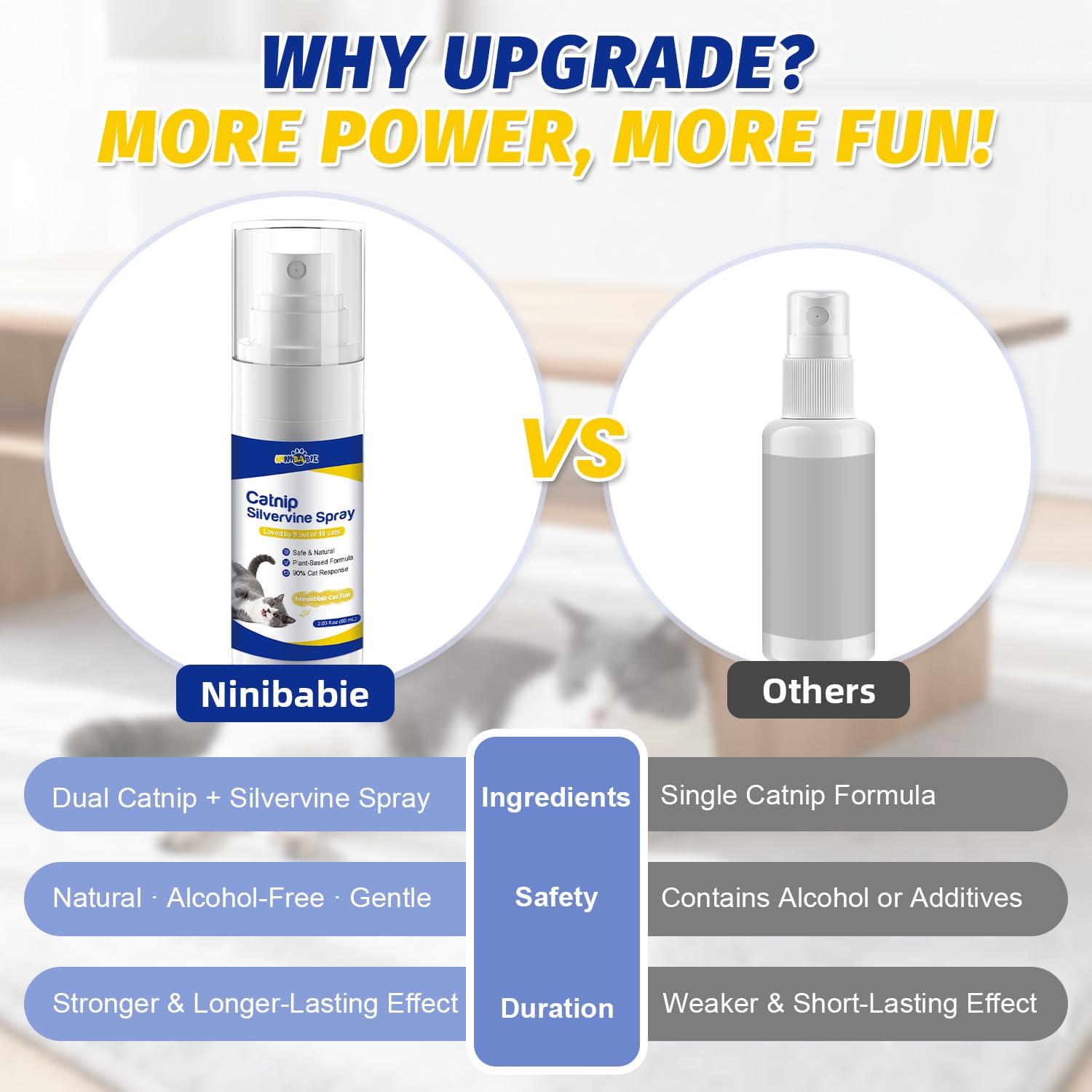 Ninibabie spray bottle demonstrates easy daily use.