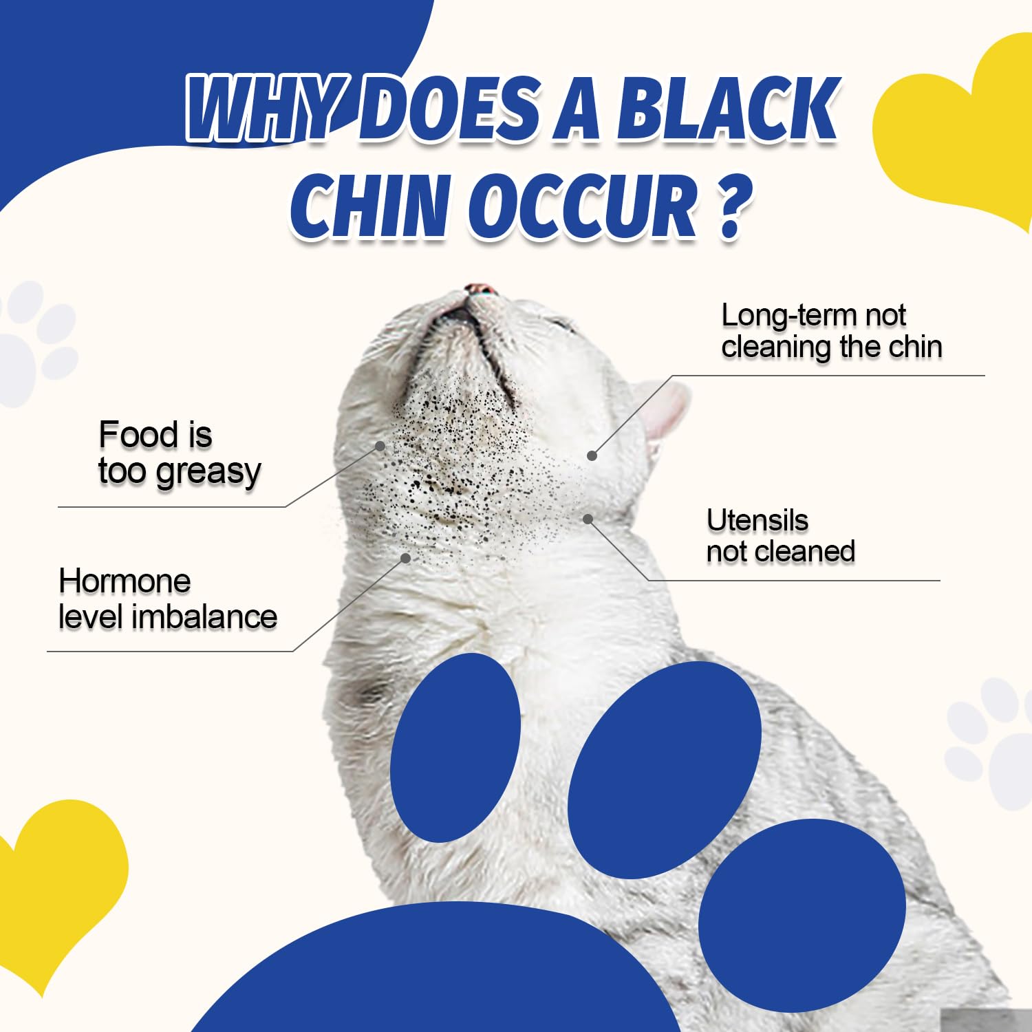 Ninibabie Cat Black Seed Cleaner built-in brush in use for gentle chin massage