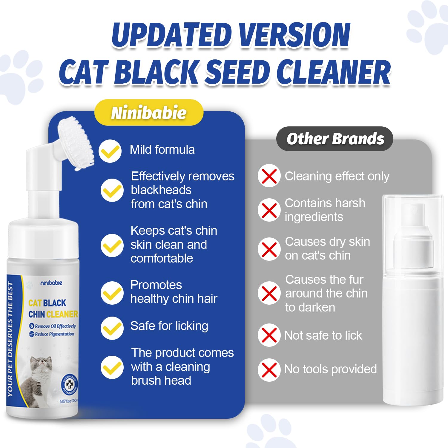 Ninibabie Cat Spa-like Massage delivers relaxing cleaning for your pet