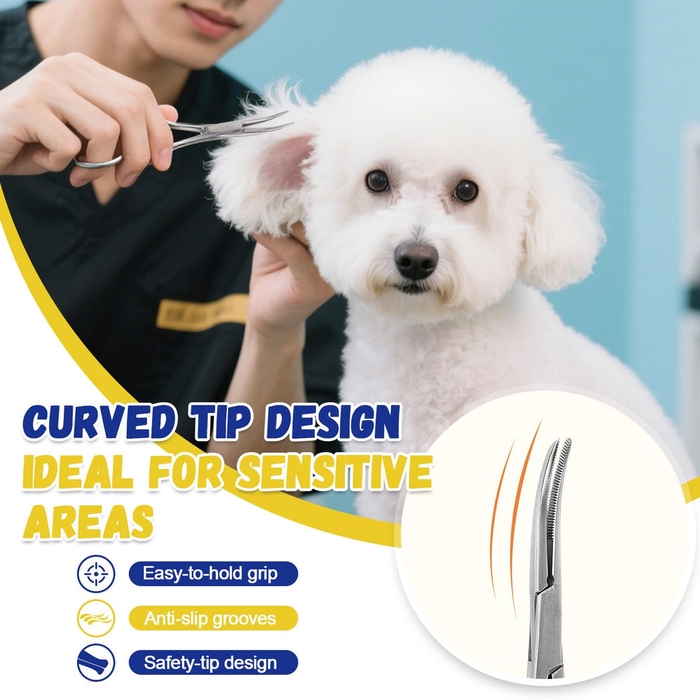 Ninibabie hemostat tweezers enable precise, safe ear hair removal at home.