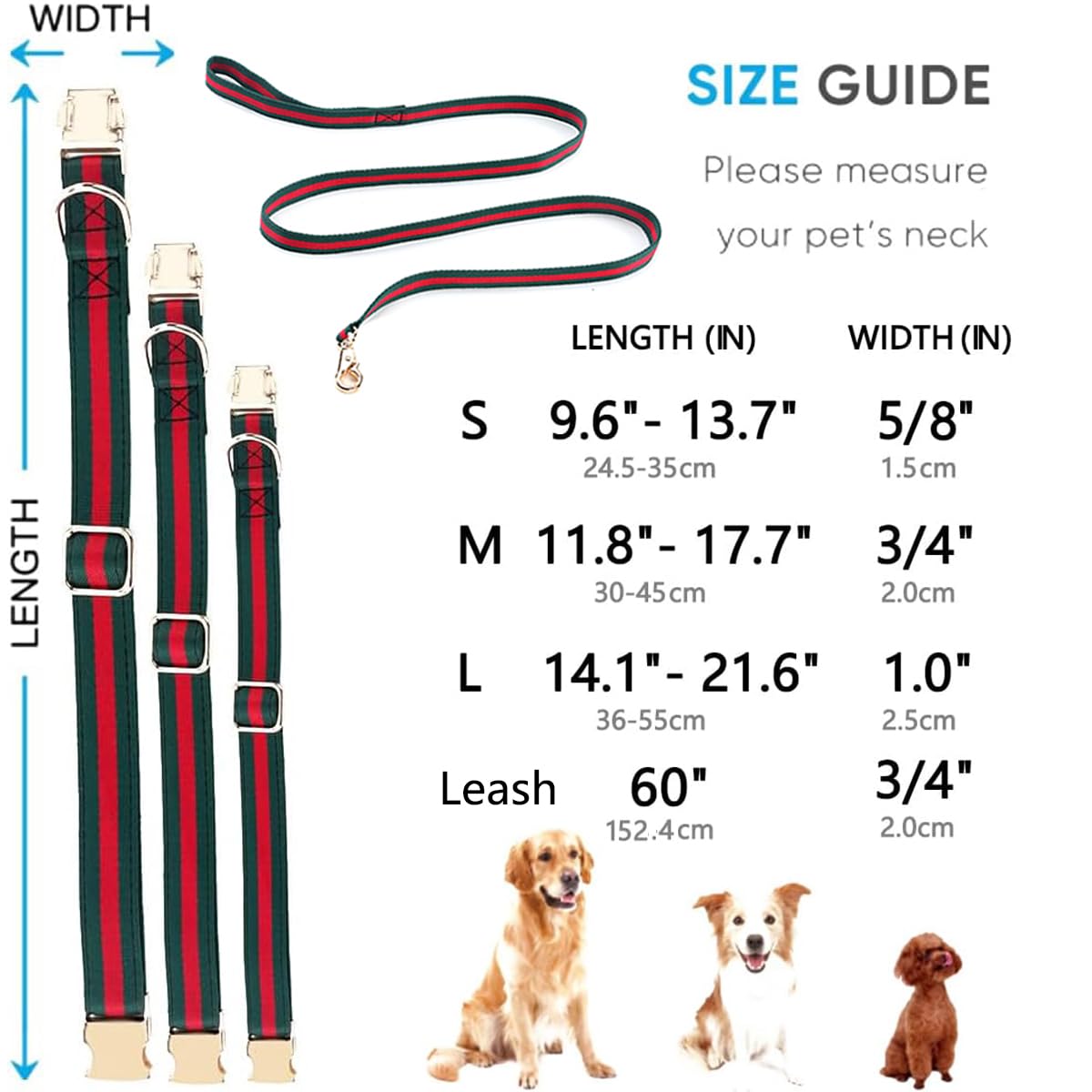 NISIYE packaging displays the complete collar and leash set in a gift-ready box.