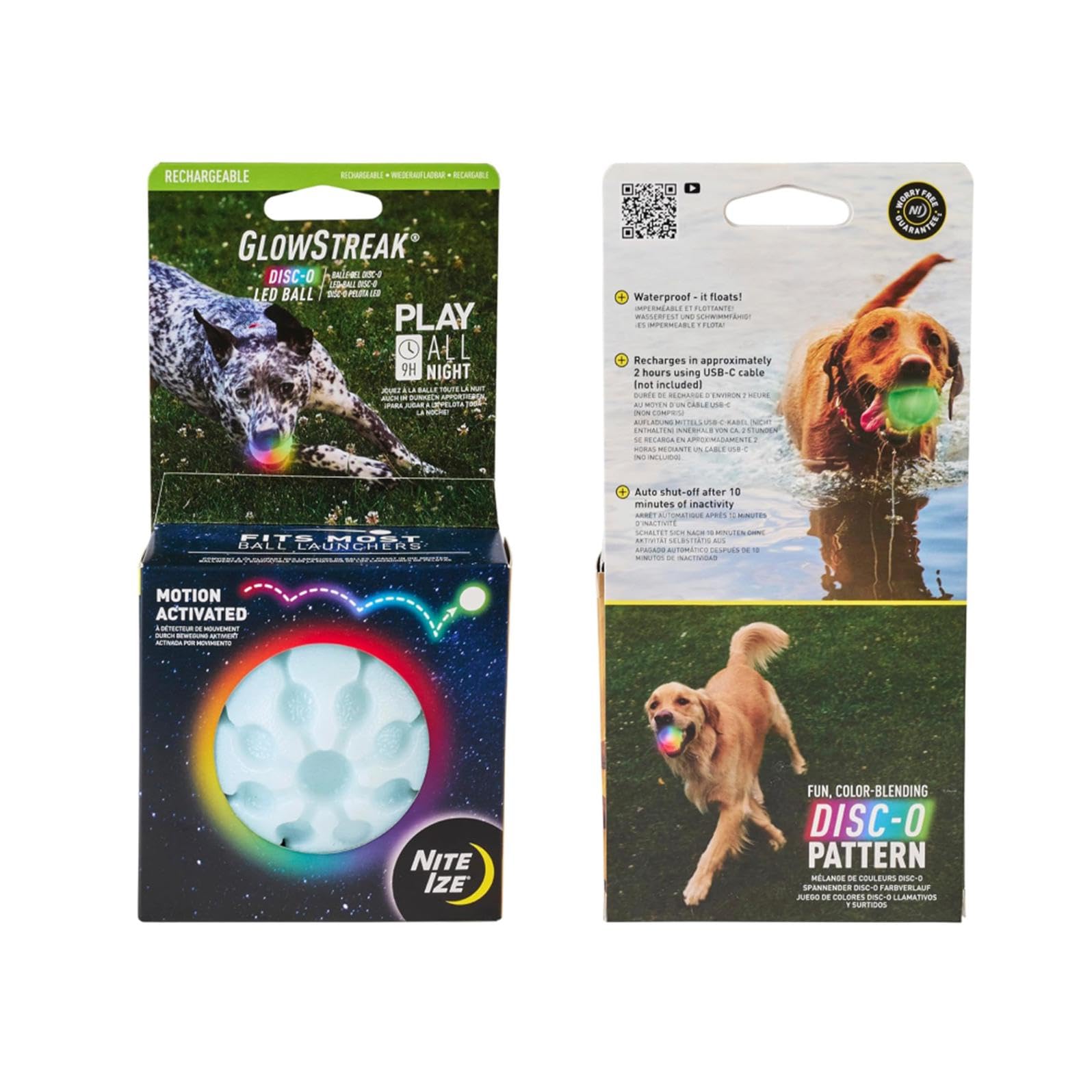 Nite Ize GlowStreak ideal for night-time fetch with dogs.