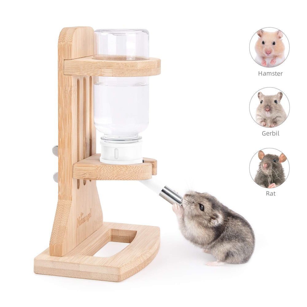 Niteangel adjustable-height stand for small pets improves fit in different cages.