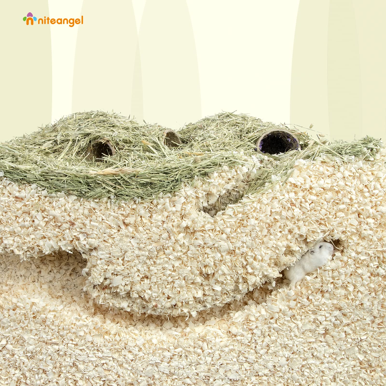 Niteangel Aspen Bedding is easy to clean by scooping and refilling