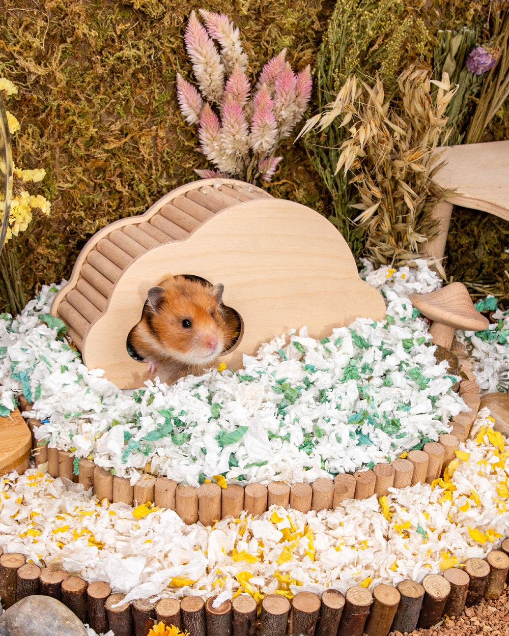 Niteangel Aspen bedding is dust-free, promoting respiratory comfort for sensitive pets.