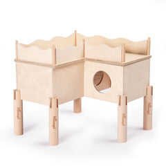 Niteangel Beech Stilts 4-stilts setup highlights compatibility with 6-room maze houses