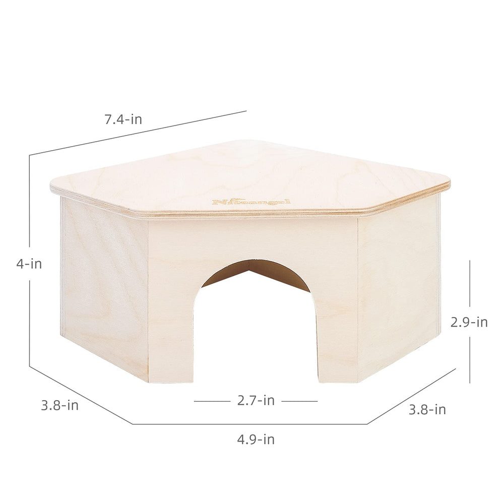 Niteangel birch plywood and beech sticks create durable, chew-safe habitat.